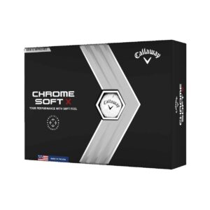 Callaway Chrome Soft X 12pakešu golfa bumbiņas