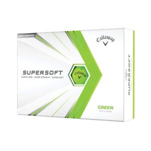 Callaway Supersoft green 12-pack golfa bumbiņas
