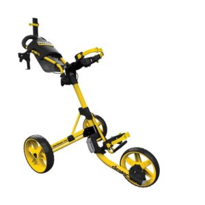 Clicgear M4 dzeltenie golfa ratiņi