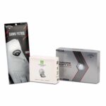 Golfa dāvanu komplekts - ducis Callaway Chrome bumbiņu, Callaway Dawn Patrol cimdi, Trident Align cimdi.