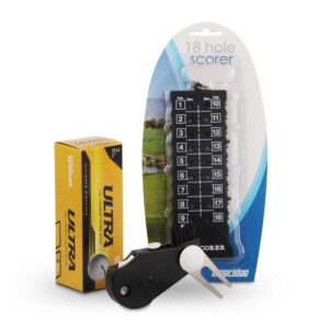 Dāvana golfa mīļotājam - kabatas nazis, kalkulators, 3 iepakojumi Wilson Ultra golfa bumbiņu