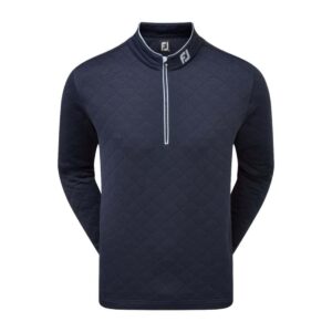 FootJoy Diamond stepēts džemperis Chill Out Pullover Navy Golf sporta krekliņš