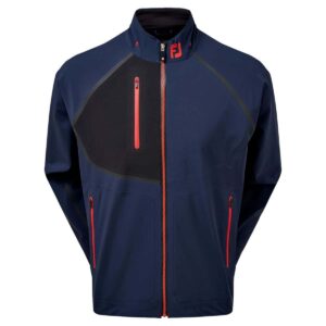 Footjoy HydroTour Jacket tumši tumši tumši ūdensnecaurlaidīga golfa jaka