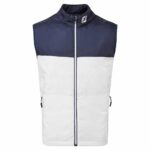 Footjoy Lightweight Thermal Insulated Vest tumši balta/balta golfa veste
