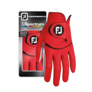 Footjoy Spectrum sarkanas krāsas golfa cimdi