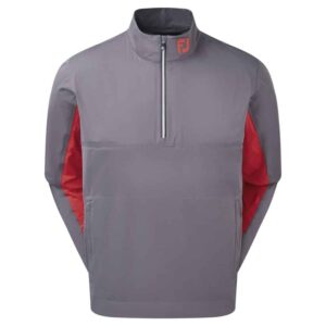 Vīriešu Footjoy HydroKnit 1/2 rāvējslēdzēja jaka ar rāvējslēdzēju, kokogles/arkana/balta