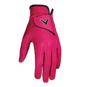 Sieviešu golfa cimdi Callaway Opti-Color Glove pink