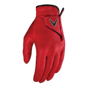 Vīriešu golfa cimdi Callaway Opti-Color Glove red