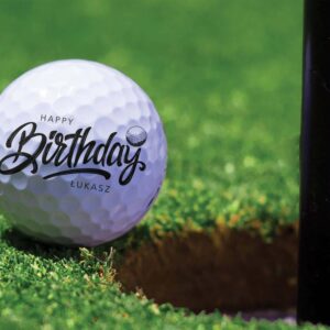 HAPPY BIRTHDAY - personalizētas golfa bumbiņas
