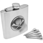 Longridge Hip Flask un Tees krūšu pudele