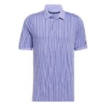 Vīriešu golfa polo krekliņš Adidas Jacquard Heat Ready violets