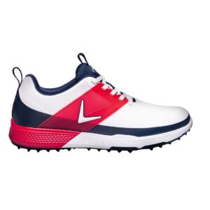 Vīriešu golfa apavi Callaway Nitro Blaze white/navy/red