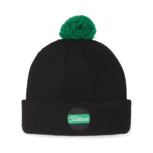 Titleist Boardwalk Pom Pom cepure Shamrock Winter Golf Cap