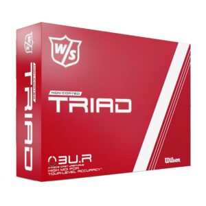 Wilson Staff Triad R white 12-pack golfa bumbiņas