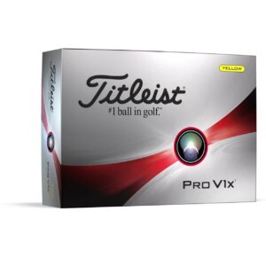 Titleist ProV1x dzeltenas 12-pack golfa bumbiņas