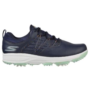 Skechers Go Golf Pro V2 Ladies tumši tumši zils/balts sieviešu golfa apavi