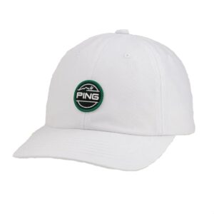 Ping Looper nestrukturēta cepure balta