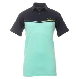 Vīriešu golfa polo krekliņš Mizuno Elite Bloc Polo ice green