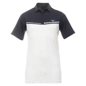 Vīriešu golfa polo krekliņš Mizuno Elite Bloc Polo white