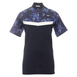 Vīriešu golfa polo krekliņš Mizuno Flora GC deep navy