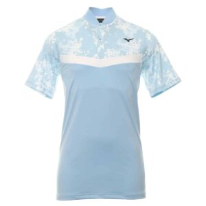 Vīriešu golfa polo krekliņš Mizuno Flora GC dream blue