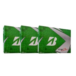 Trīs Bridgestone TreoSoft golfa bumbiņu komplekts