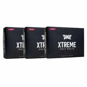 Trīs PXG Xtreme Premium golfa bumbiņu komplekts