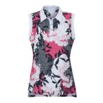 Sieviešu golfa polo krekliņš Ping Olive Sleeveless Ladies Polo blossom