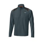 Vīriešu Mizuno Breath Thermo Elite 1/4 Zip Navy izolēts golfa treniņtīkls
