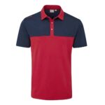 Vīriešu polo krekliņš Ping Bodi Polo red/navy