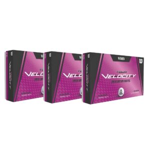 Wilson Tour Velocity Womens golfa bumbiņu piecu iepakojumu komplekts
